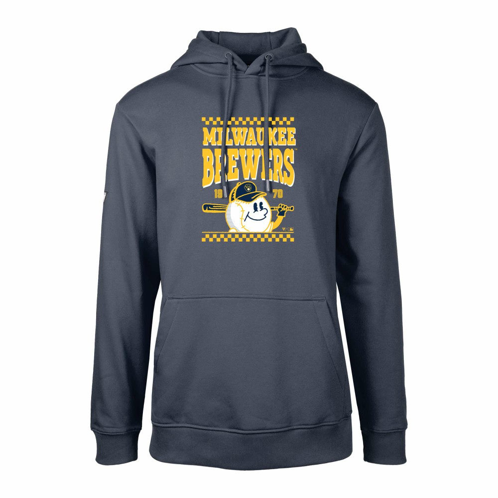 MLB Milwaukee Brewers Levelwear  Podium Inaugural Pullover Hoodie