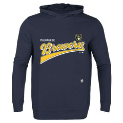 MLB Milwaukee Brewers Levelwear  Relay 2.0 Retro Pullover Hoodie