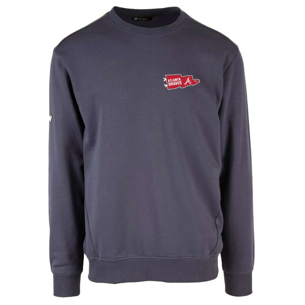 MLB Atlanta Braves Levelwear  Zane Rafters Pullover Sweatshirt