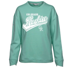 MLB Colorado Rockies Levelwear Women's  Fiona Sweep Pullover Sweatshirt
