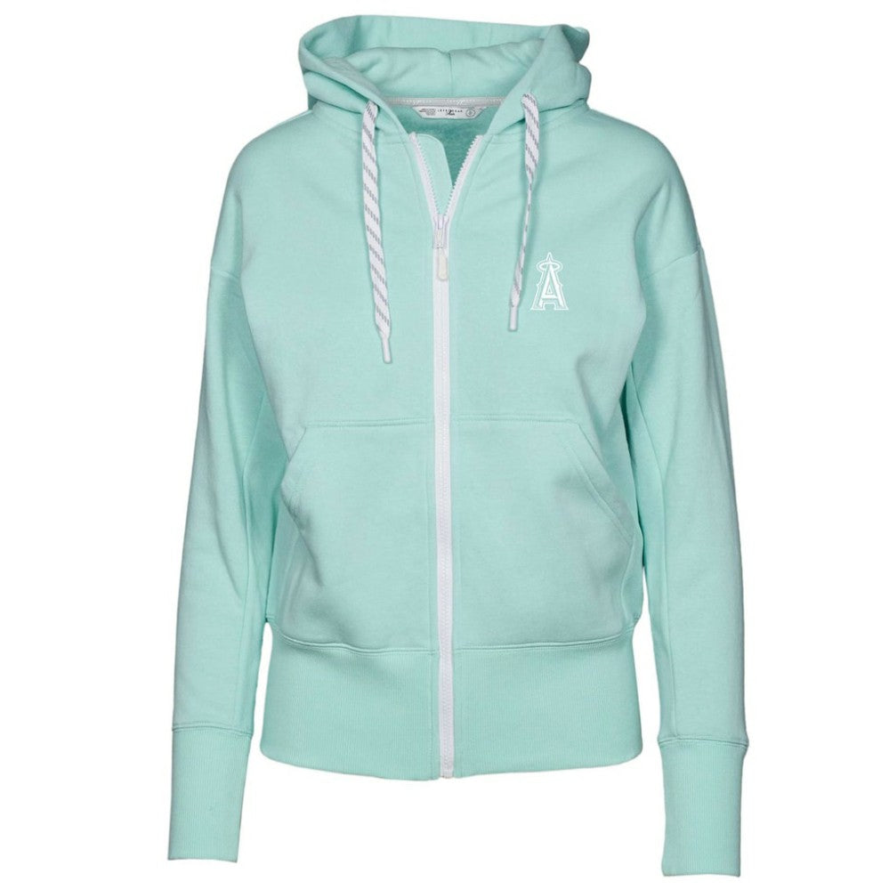 MLB Los Angeles Angels Levelwear Women's  Gardinia Core Full-Zip Hoodie
