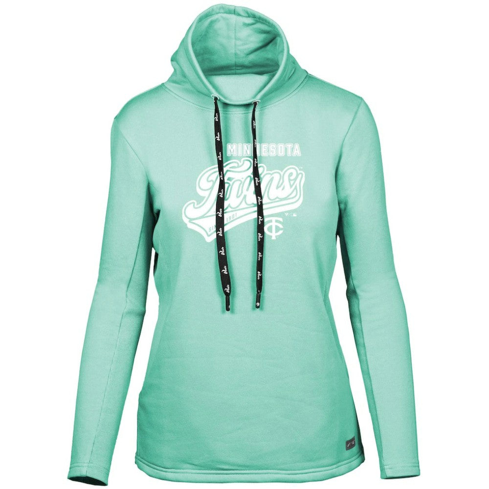 MLB Minnesota Twins Levelwear Women's  Loop Sweep Pullover Sweatshirt