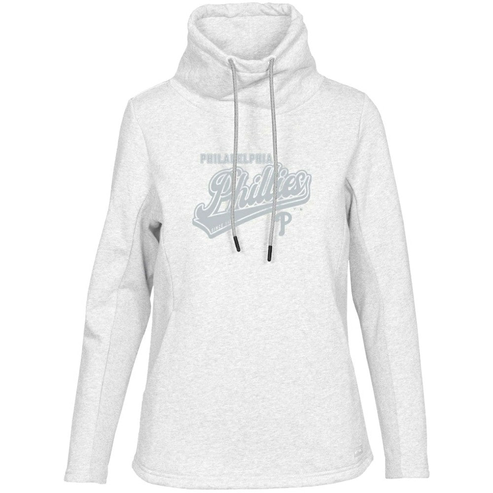 MLB Philadelphia Phillies Levelwear Women's  Loop Sweep Pullover Sweatshirt