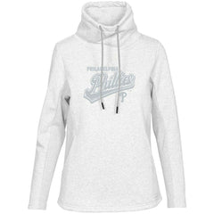 MLB Philadelphia Phillies Levelwear Women's  Loop Sweep Pullover Sweatshirt