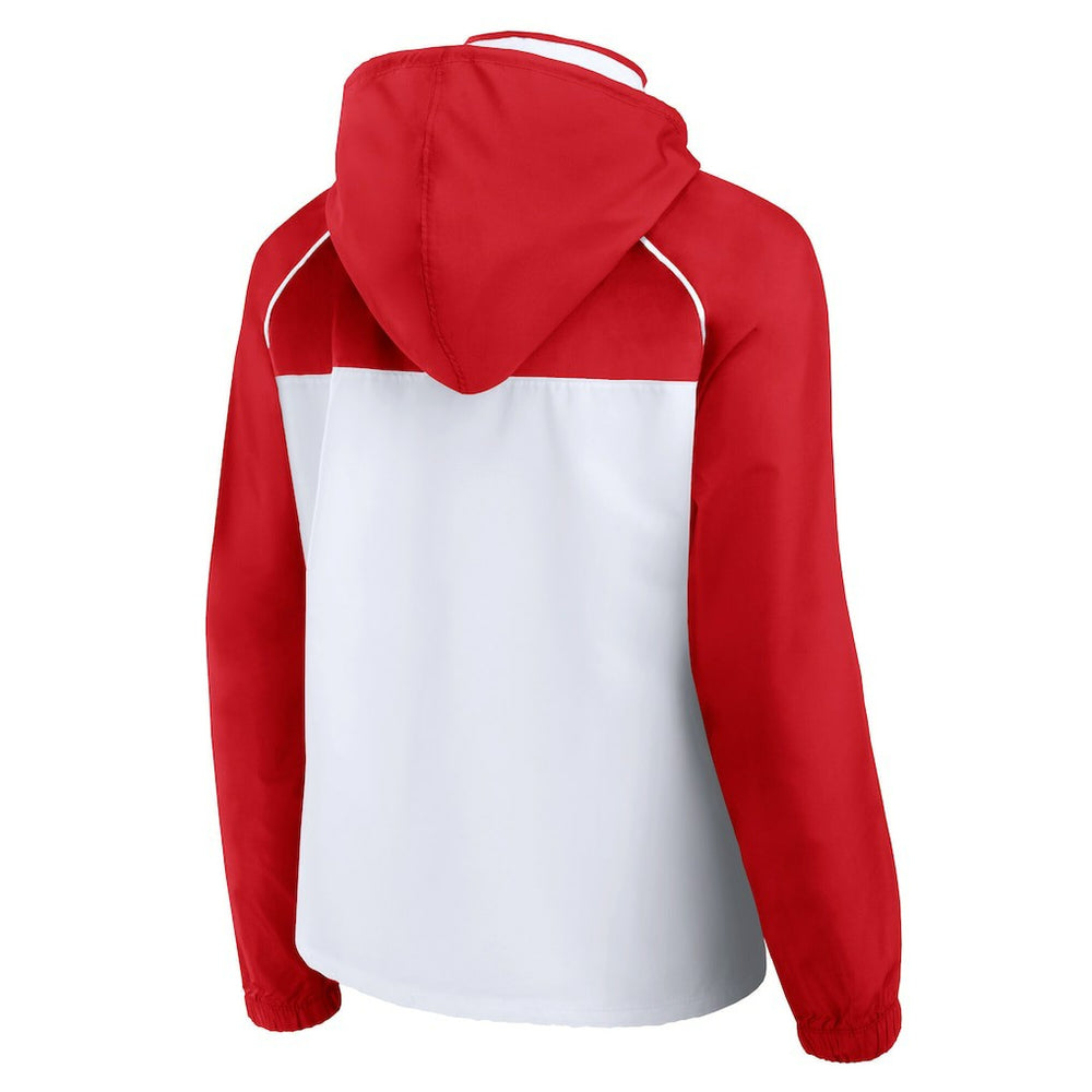 NBA Chicago Bulls Women's Anorak Raglan Full-Zip Hoodie Jacket