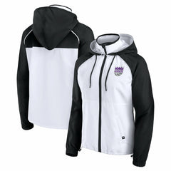 NBA Sacramento Kings Women's Anorak Raglan Full-Zip Hoodie Jacket