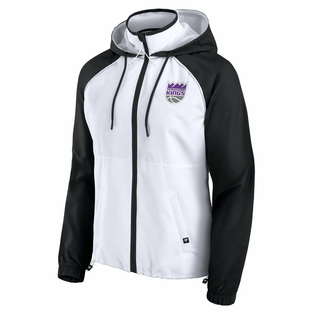 NBA Sacramento Kings Women's Anorak Raglan Full-Zip Hoodie Jacket
