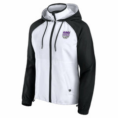 NBA Sacramento Kings Women's Anorak Raglan Full-Zip Hoodie Jacket