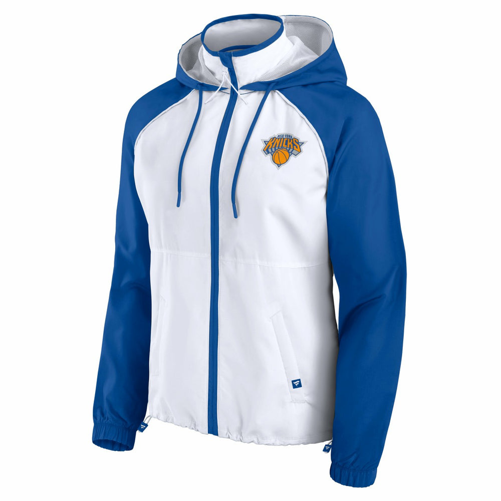 NBA New York Knicks Women's Anorak Raglan Full-Zip Hoodie Jacket