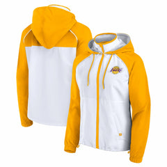 NBA Los Angeles Lakers Women's Anorak Raglan Full-Zip Hoodie Jacket