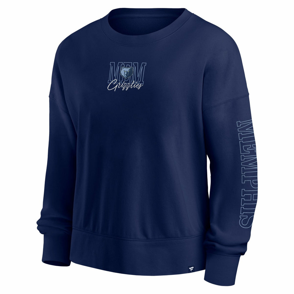 NBA Memphis Grizzlies Women's Oversized Game Day Pullover Sweatshirt