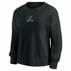 NBA Milwaukee Bucks Women's Oversized Game Day Pullover Sweatshirt