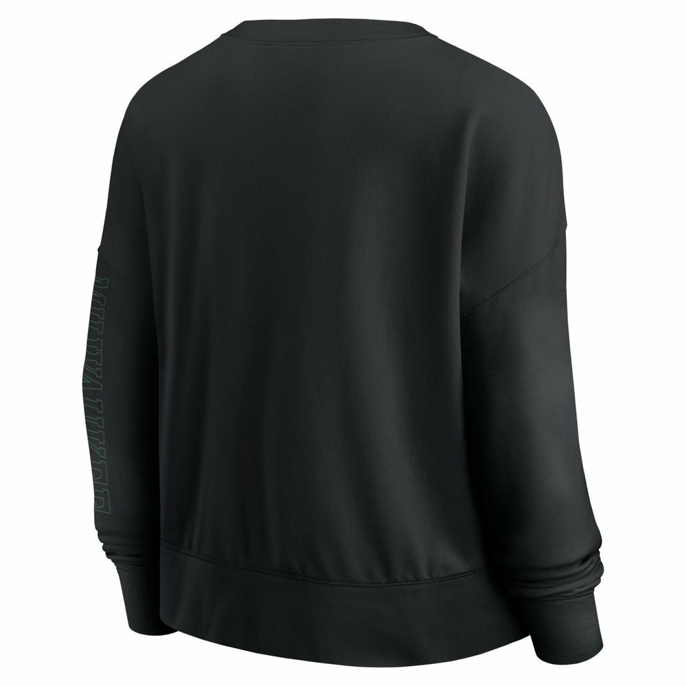 NBA Milwaukee Bucks Women's Oversized Game Day Pullover Sweatshirt
