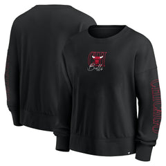 NBA Chicago Bulls Women's Oversized Game Day Pullover Sweatshirt
