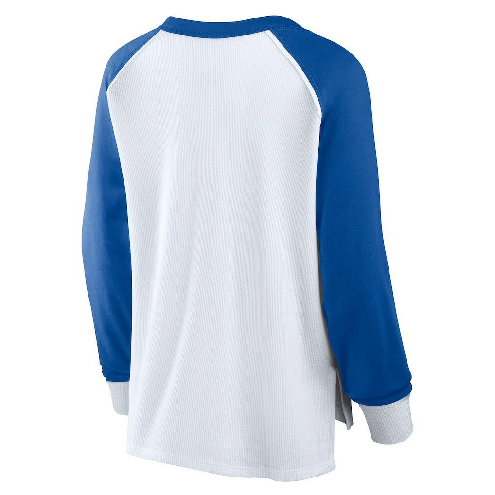 NBA Philadelphia 76ers Women's Open Lane Waffle Long Sleeve V-Neck T-Shirt