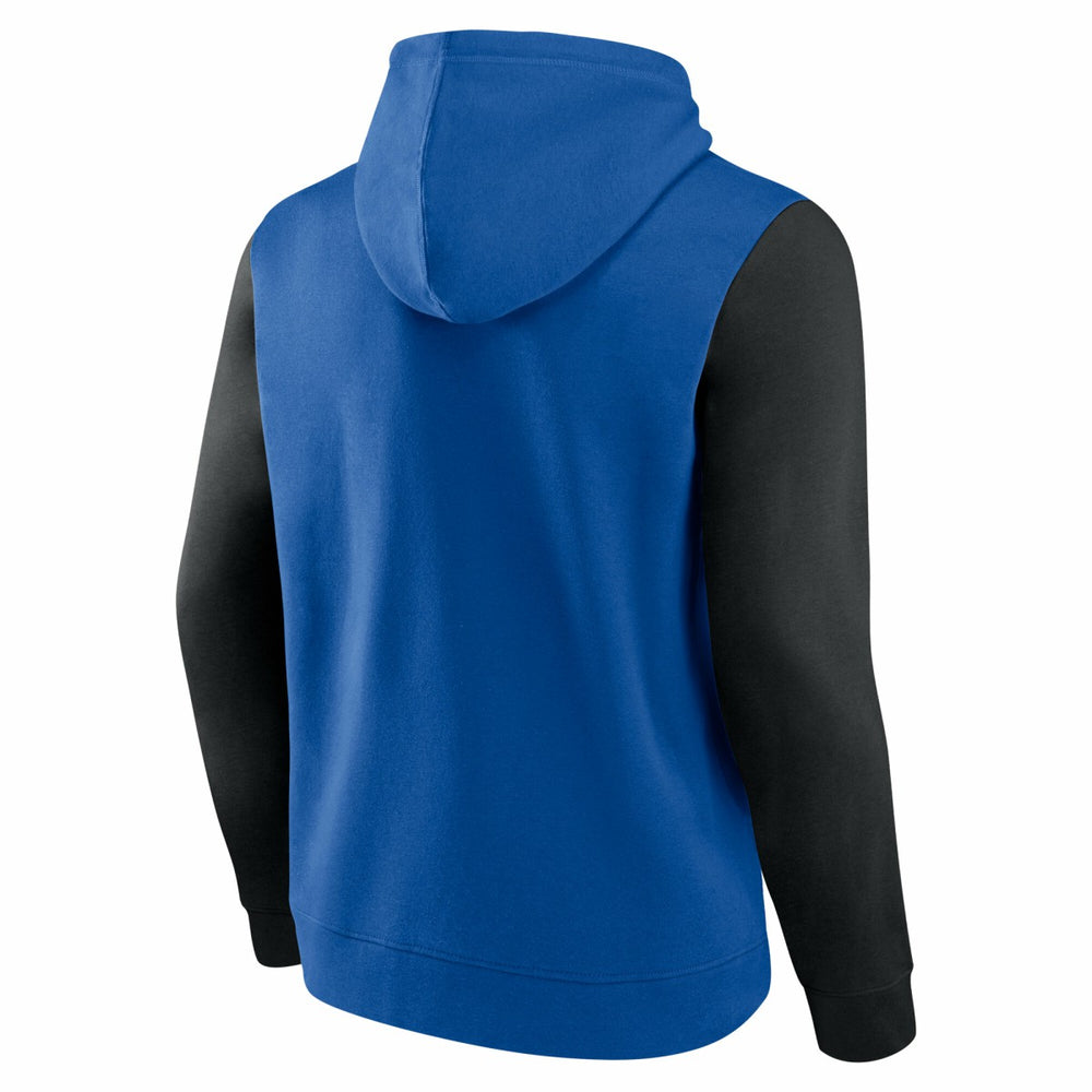NBA Orlando Magic Logo Athletic Outline Colorblock Pullover Hoodie