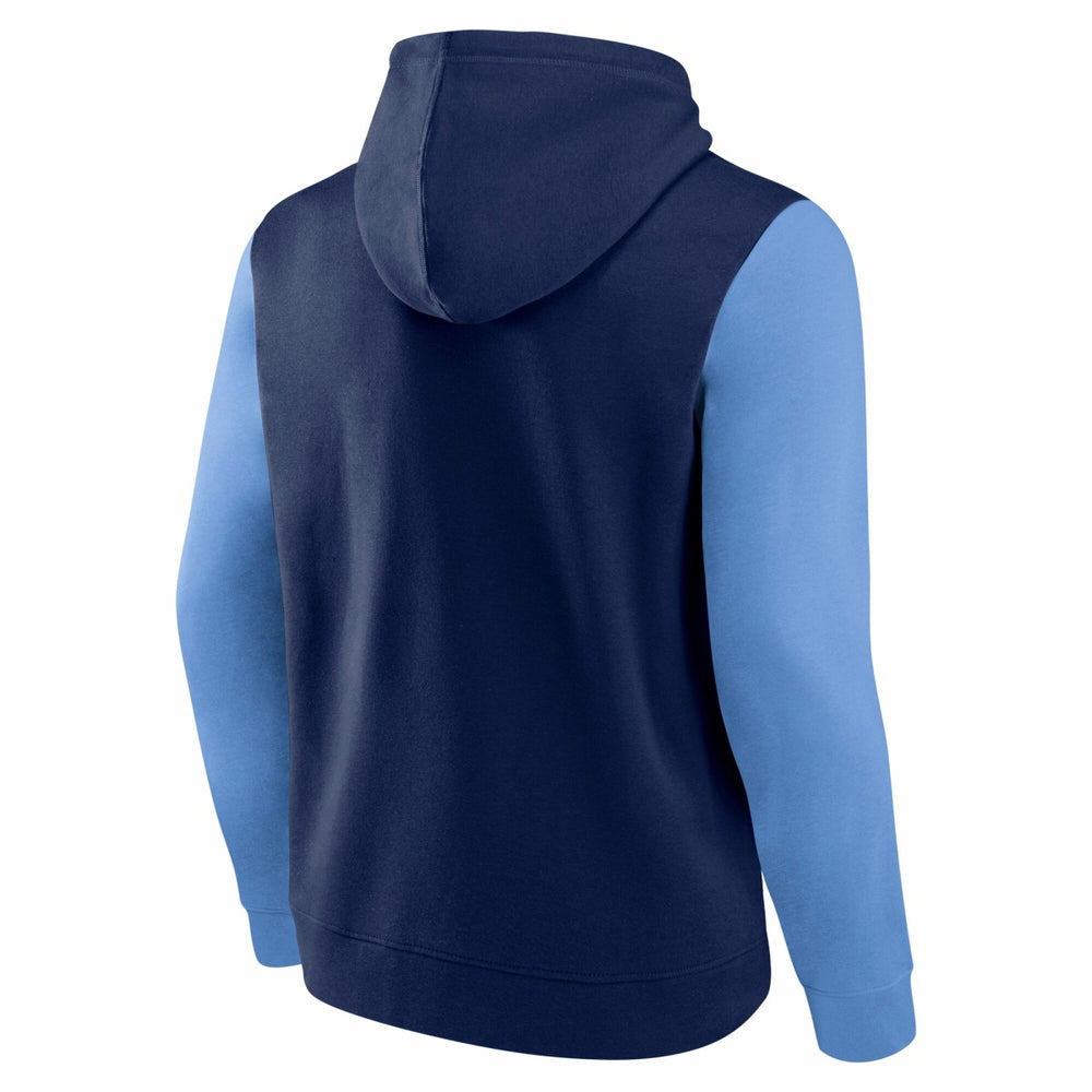 NBA Memphis Grizzlies Logo Athletic Outline Colorblock Pullover Hoodie