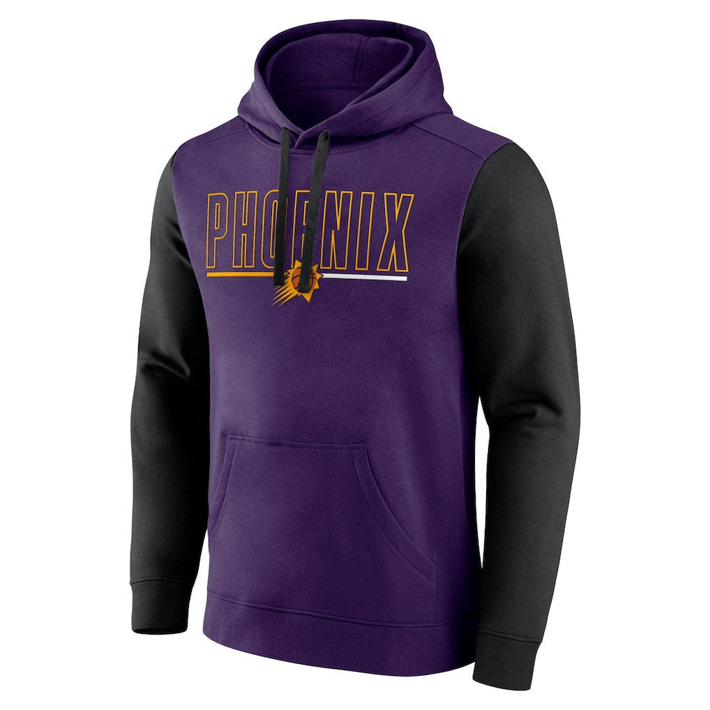 NBA Phoenix Suns Logo Athletic Outline Colorblock Pullover Hoodie sale