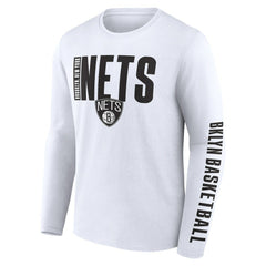 NBA Brooklyn Nets Logo Athletic Vision Long Sleeve T-Shirt