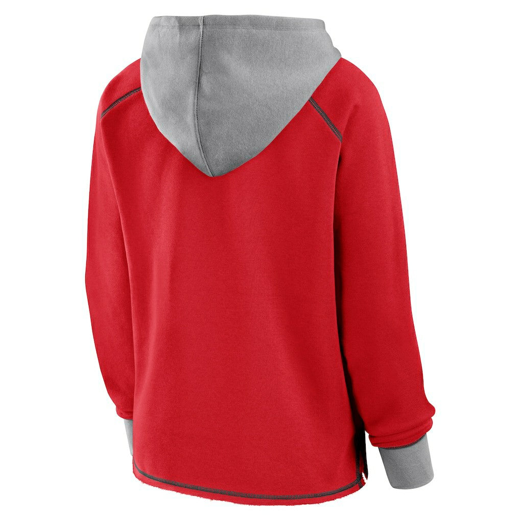 NBA Chicago Bulls Logo Athletic Women's Boom Pullover Hoodie