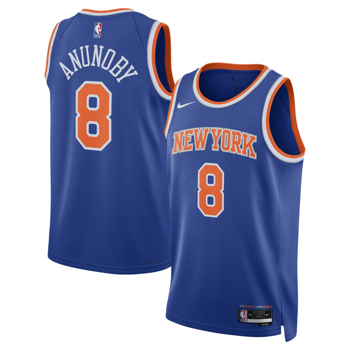 NBA OG Anunoby New York Knicks Unisex Swingman Jersey