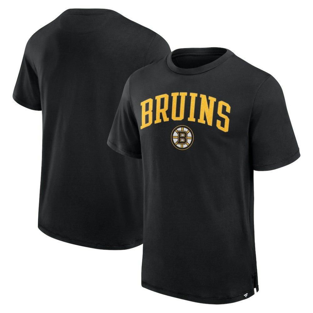 NHL Black Boston Bruins Fanatics Elevated Pima T-Shirt
