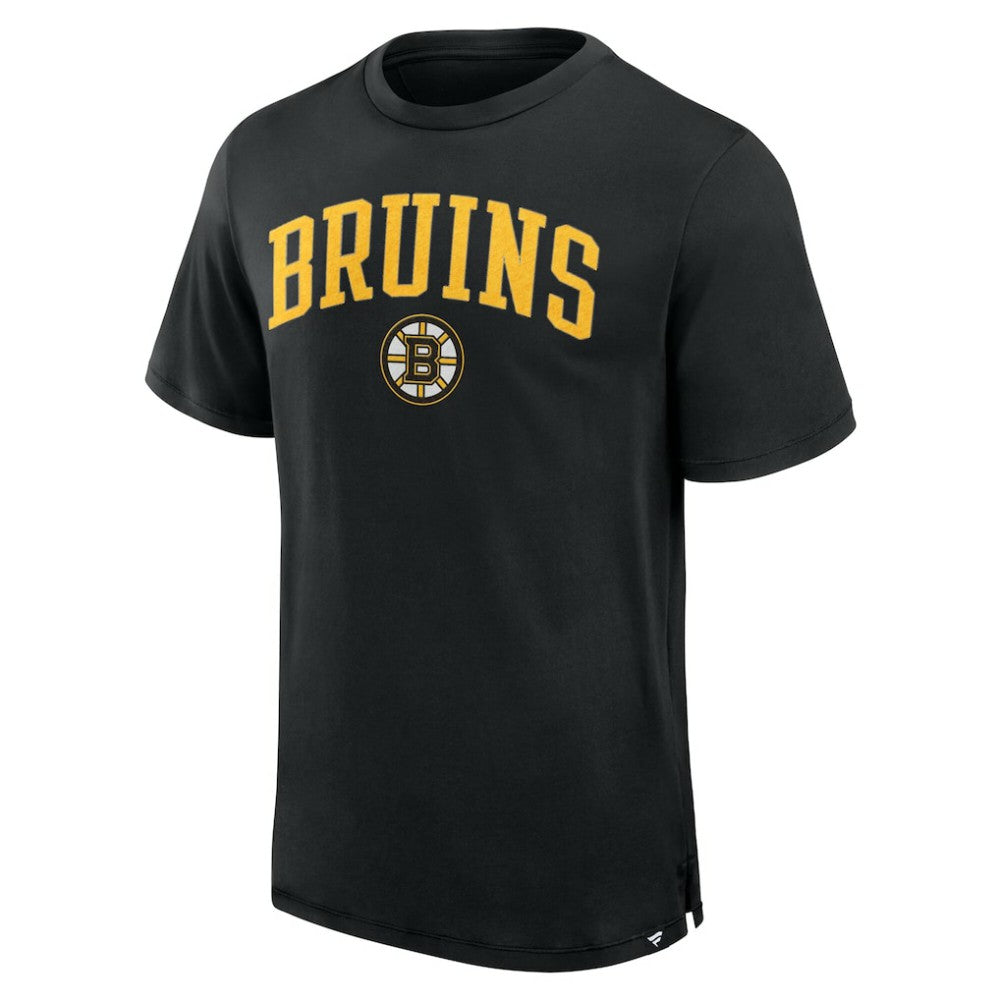 NHL Black Boston Bruins Fanatics Elevated Pima T-Shirt