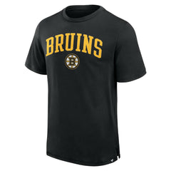 NHL Black Boston Bruins Fanatics Elevated Pima T-Shirt