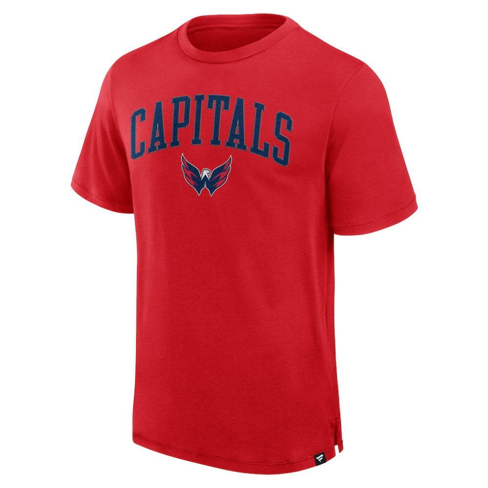 NHL Red Washington Capitals Fanatics Elevated Pima T-Shirt