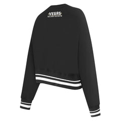NHL Black Vegas Golden Knights Pro Standard Women's Area Code Cropped Pullover Sweatshirt