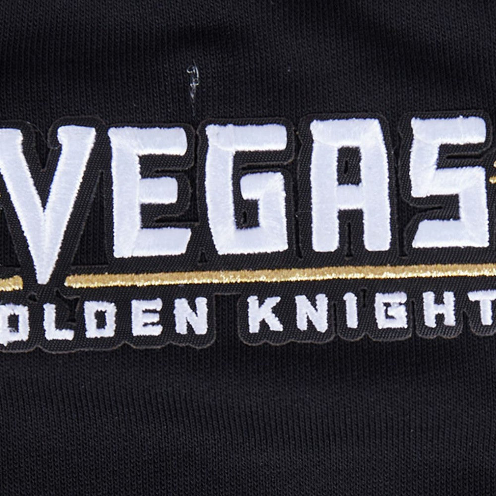 NHL Black Vegas Golden Knights Pro Standard Women's Area Code Cropped Pullover Sweatshirt
