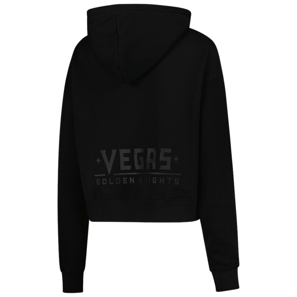 NHL Black Vegas Golden Knights Pro Standard Women's Jewels Cropped Pullover Hoodie