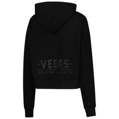NHL Black Vegas Golden Knights Pro Standard Women's Jewels Cropped Pullover Hoodie