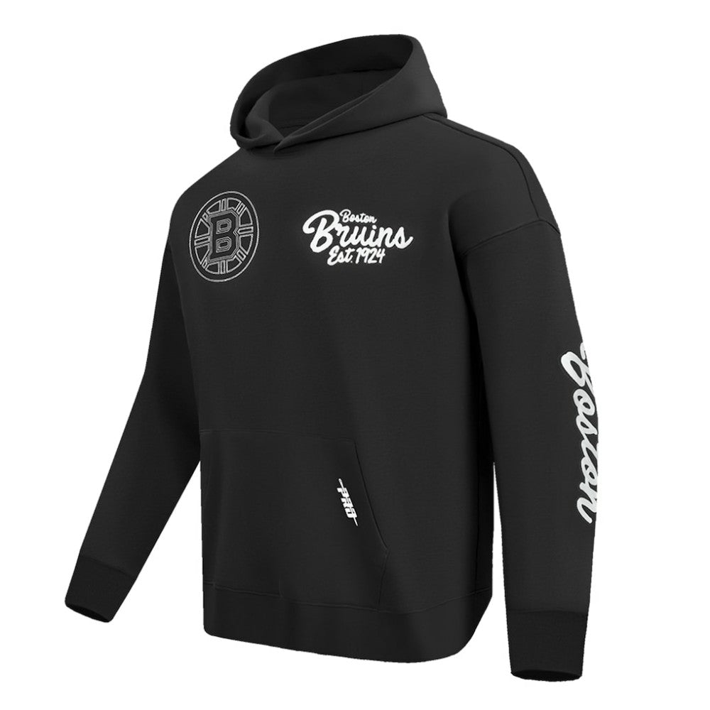 NHL Black Boston Bruins Pro Standard Paint the City Pullover Hoodie