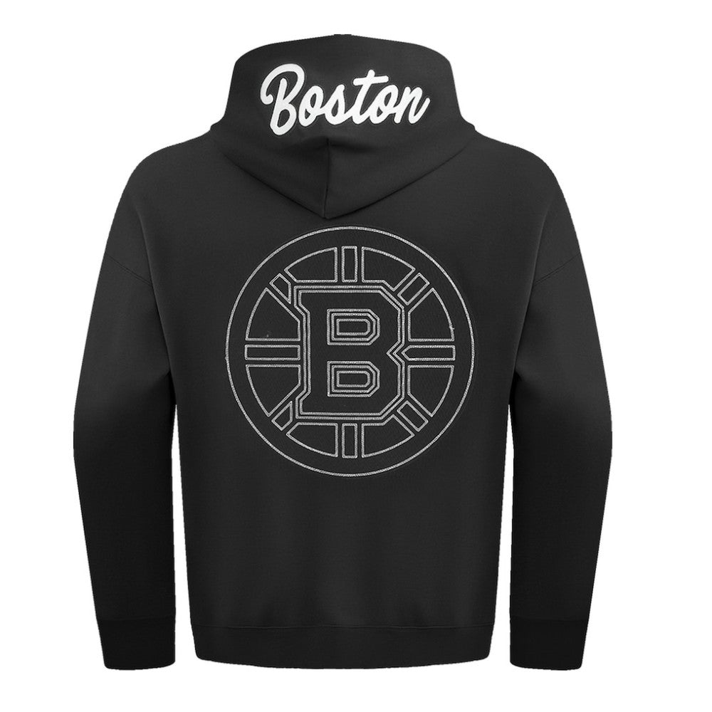 NHL Black Boston Bruins Pro Standard Paint the City Pullover Hoodie