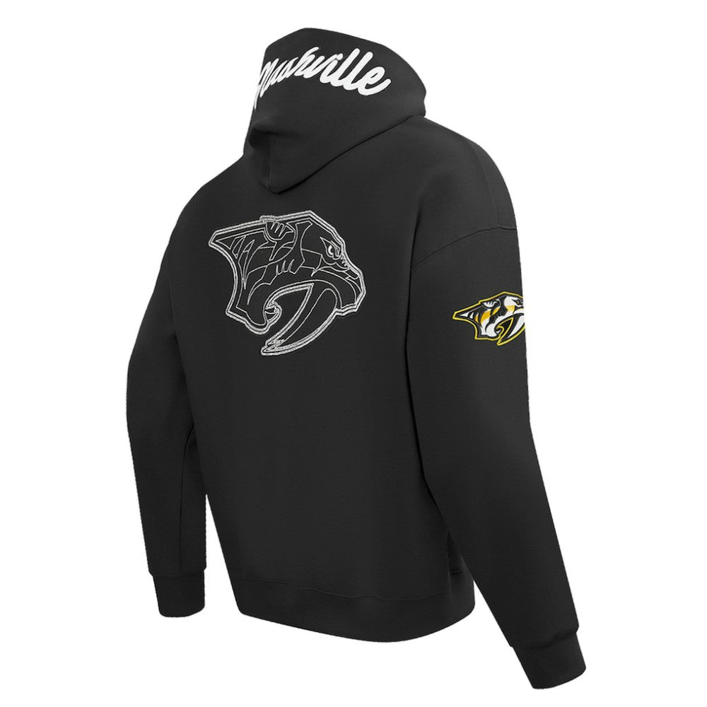 NHL Black Nashville Predators Pro Standard Paint the City Pullover Hoodie