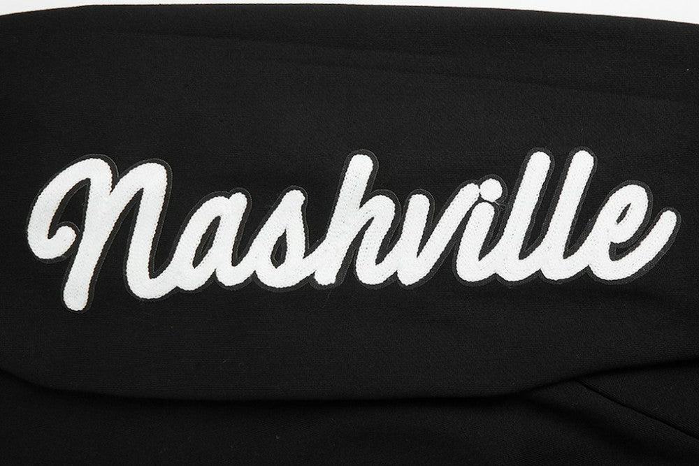 NHL Black Nashville Predators Pro Standard Paint the City Pullover Hoodie