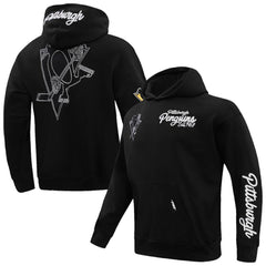 NHL Black Pittsburgh Penguins Pro Standard Paint the City Pullover Hoodie