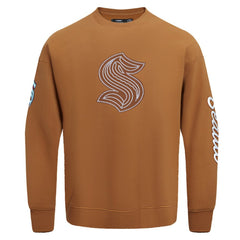 NHL Brown Seattle Kraken Pro Standard Paint the City Pullover Sweatshirt