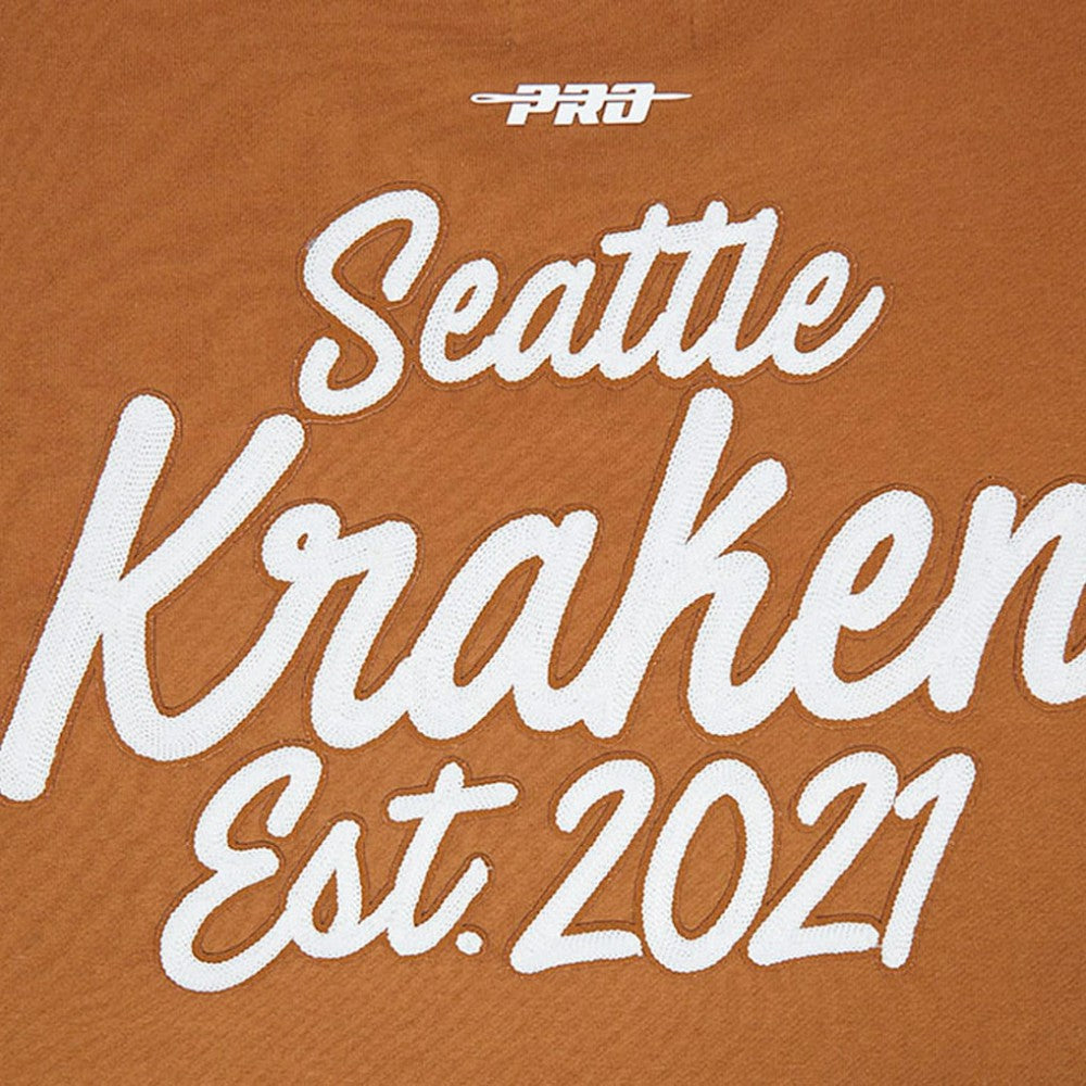 NHL Brown Seattle Kraken Pro Standard Paint the City Pullover Sweatshirt