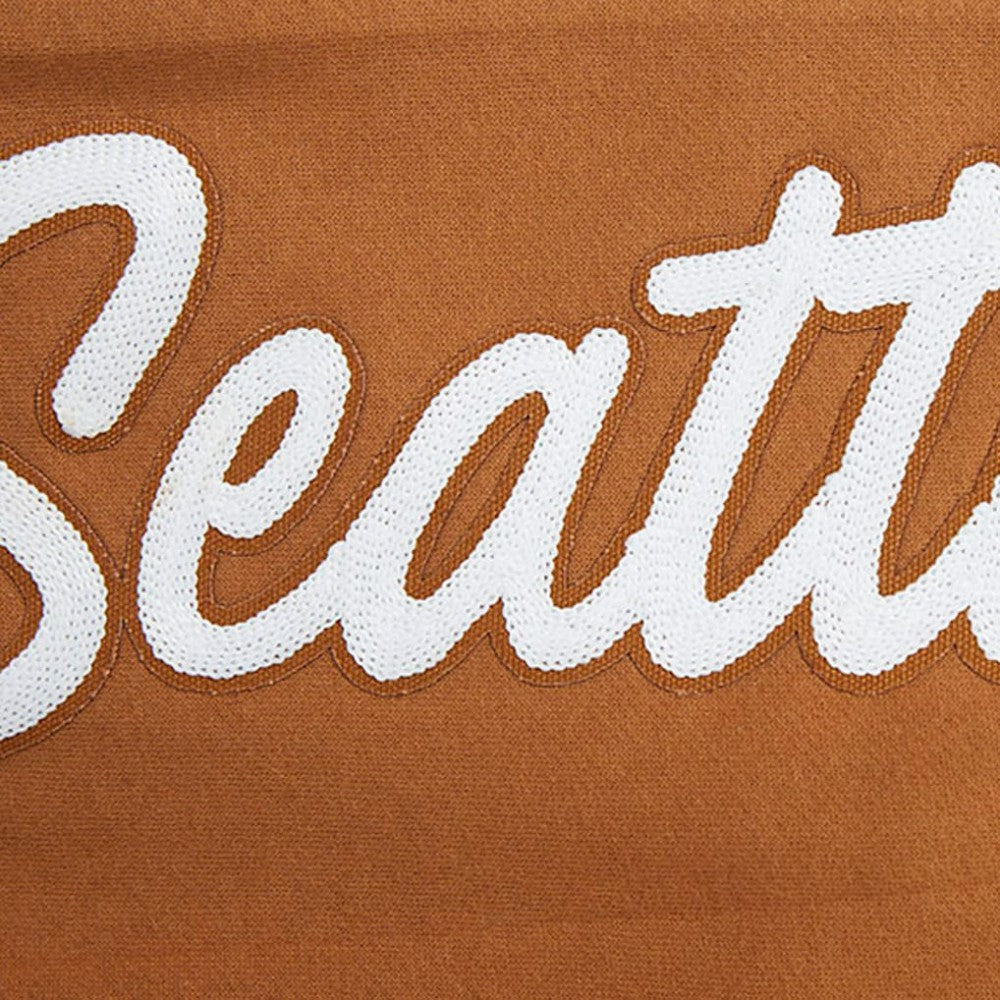 NHL Brown Seattle Kraken Pro Standard Paint the City Pullover Sweatshirt