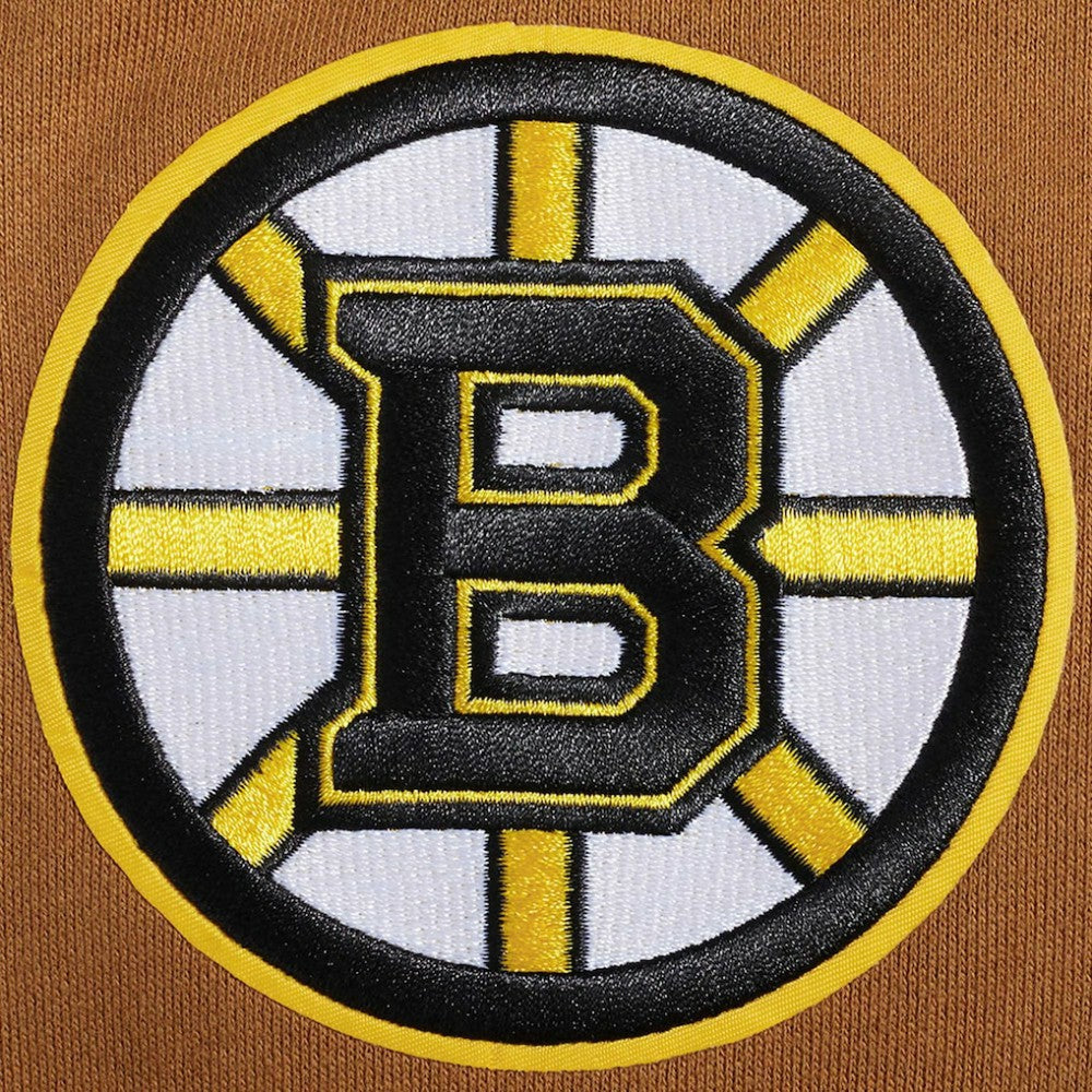 NHL Brown Boston Bruins Pro Standard Paint the City Pullover Sweatshirt