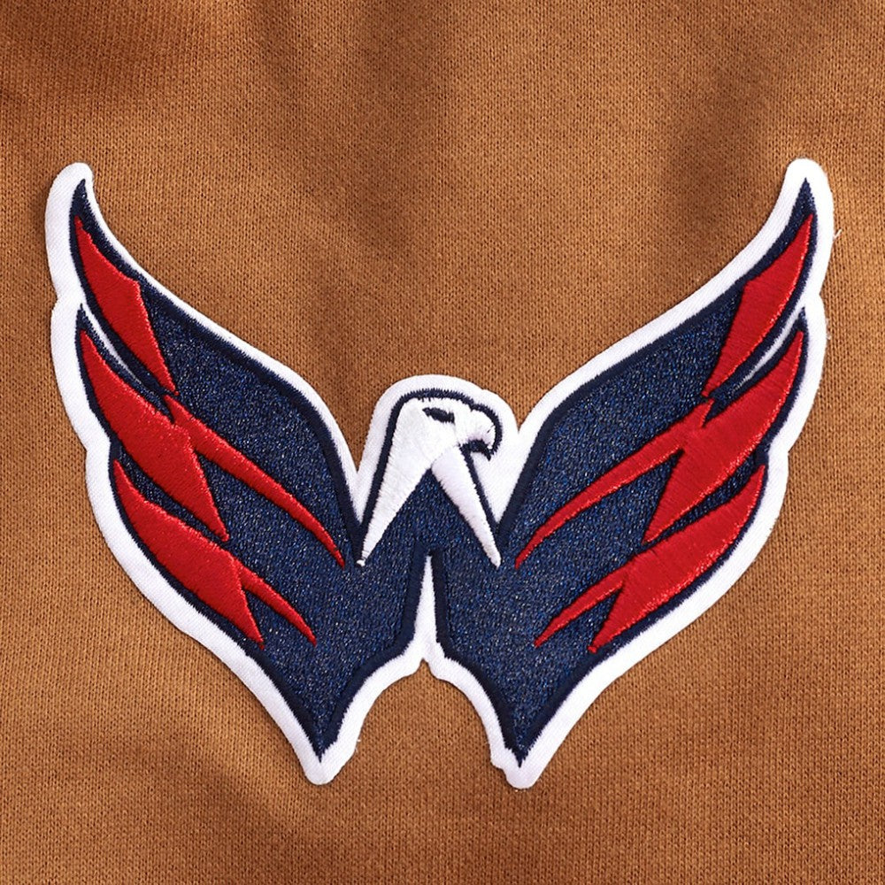 NHL Brown Washington Capitals Pro Standard Paint the City Pullover Sweatshirt