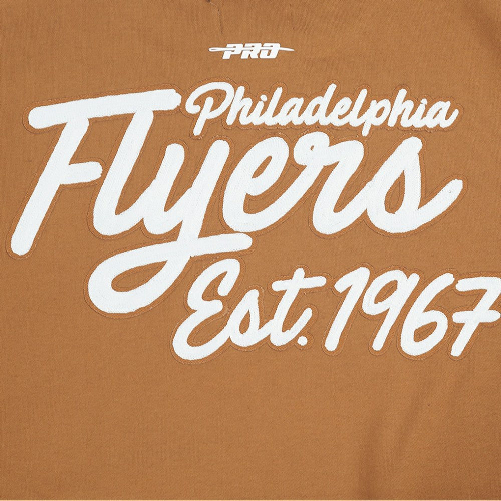 NHL Brown Philadelphia Flyers Pro Standard Paint the City Pullover Sweatshirt