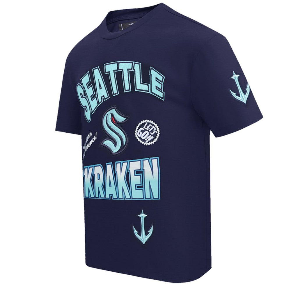 NHL Deep Sea Blue Seattle Kraken Pro Standard Turn It Up T-Shirt