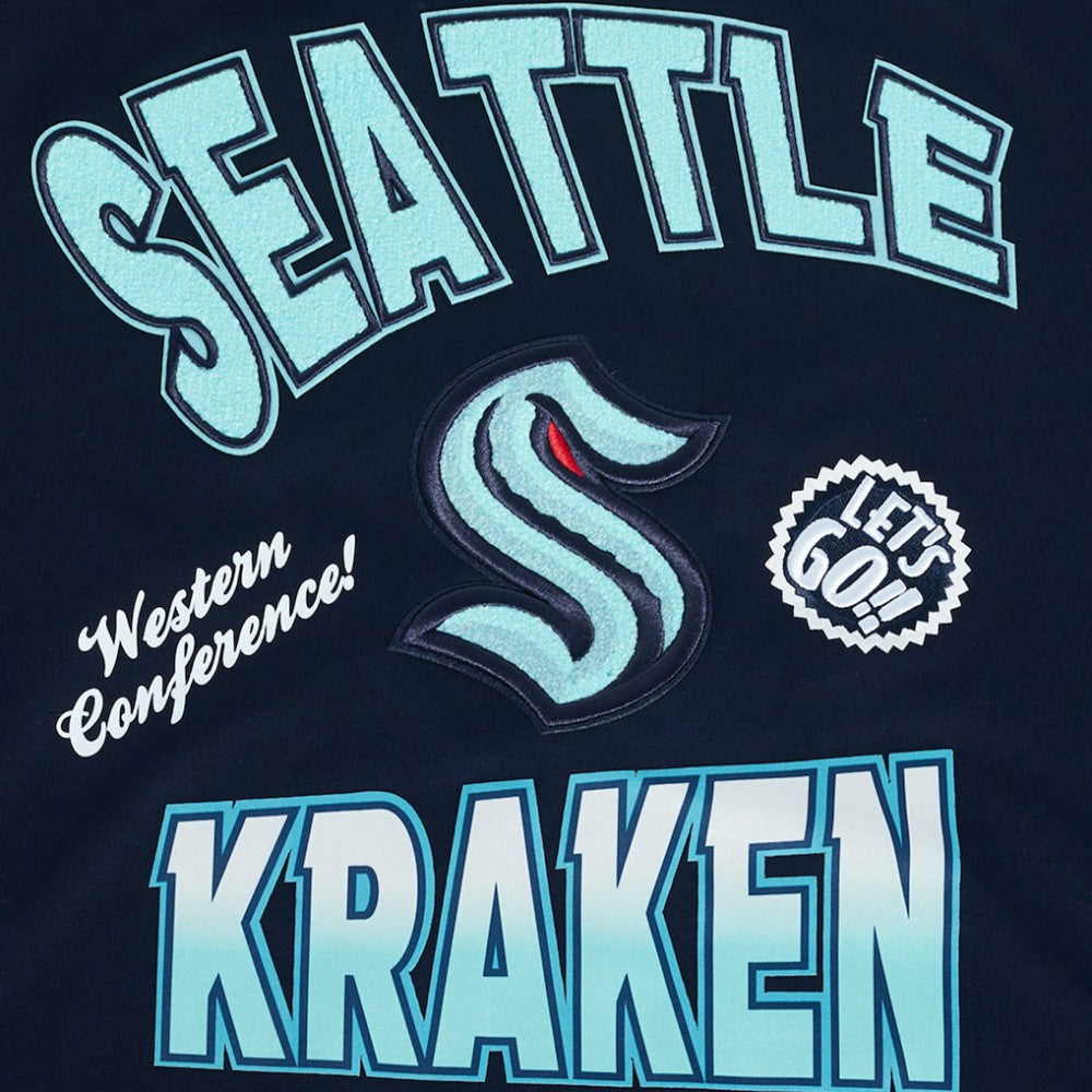 NHL Deep Sea Blue Seattle Kraken Pro Standard Turn It Up T-Shirt