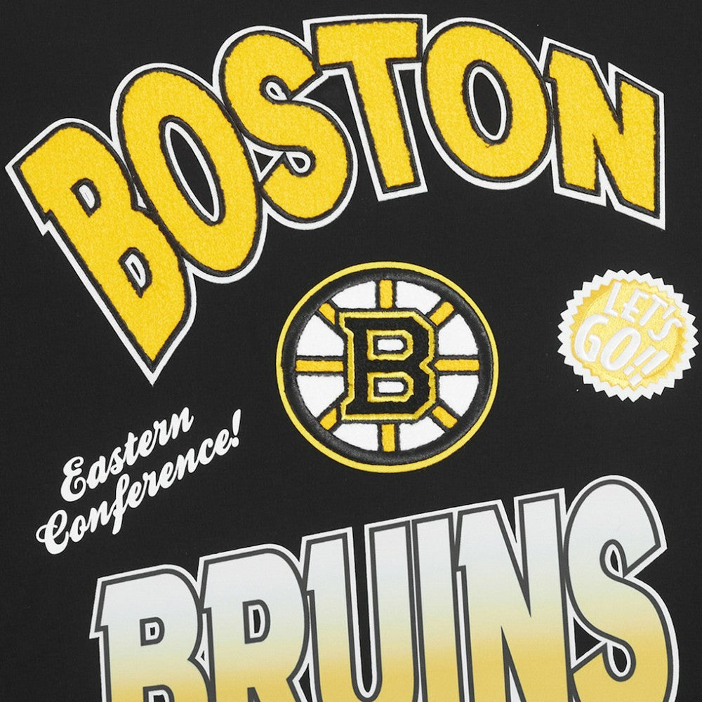 NHL Black Boston Bruins Pro Standard Turn It Up T-Shirt