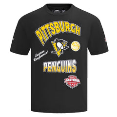 NHL Black Pittsburgh Penguins Pro Standard Turn It Up T-Shirt