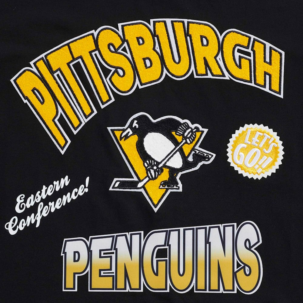 NHL Black Pittsburgh Penguins Pro Standard Turn It Up T-Shirt