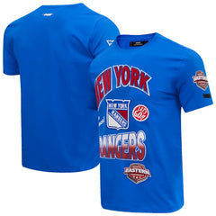 NHL Blue New York Rangers Pro Standard Turn It Up T-Shirt